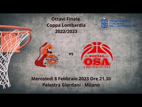 Pallacanestro Milano 1958 vs Social OSA Basket Milano
