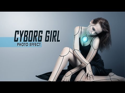 Neon Glow Effect Portrait Photoshop Tutorial