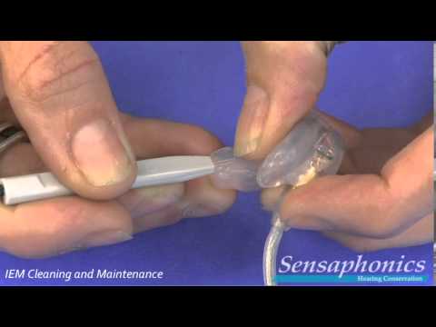 Sensaphonics In-Ear Monitor Cleaning and Maintenance