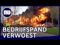 Uitslaande brand verwoest bedrijfspand in Lelystad | NU.nl