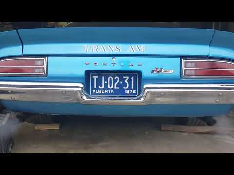 Dave dorin 1972 trans am first run