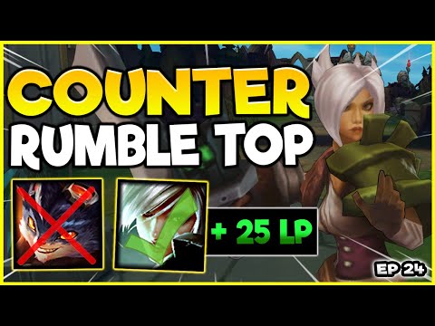 How to ALWAYS beat Rumble EVERY Ranked game! (FREE LP!) - Riven TOP Gameplay Guide Season 11 (Ep24)