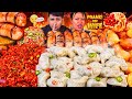 ️ Husband Pranked Me During Our Spicy Street Food Mukbang Chicken Momo Spicy Pani Puri Chatpate