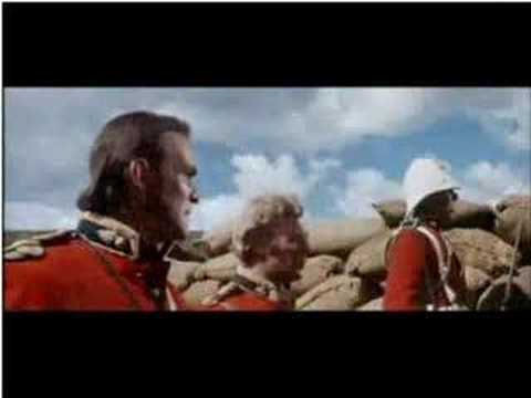 Zulu Film -  Men Of Harlech + Final Battle Scene