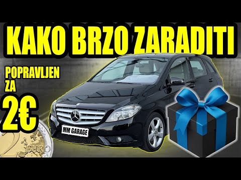 How to Make Money Flipping Cars Ep.16: Fixed a B-Class for Just €2 + FREE GIFT