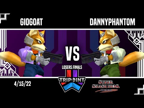 Tripoint Smash 139 - Losers Finals - GI0GOAT(Fox) Vs. DannyPhantom(Fox)