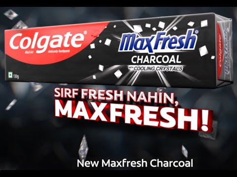 Try the brand new Colgate Maxfresh Charcoal!