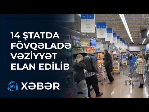 Sakinlər mağazalara axın edir, ərzaq və su ehtiyatı toplayır