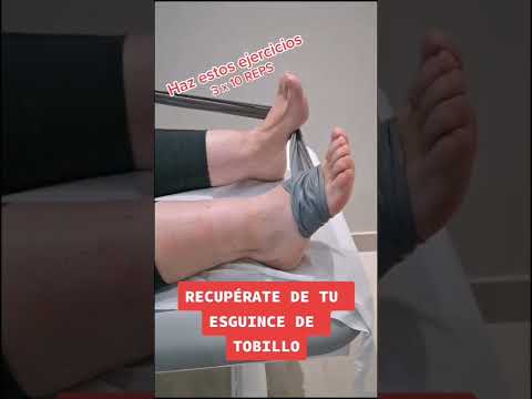 🔴¿Tienes un ESGUINCE de TOBILLO? ¡Recupérate con estos ejercicios!🦶🏼