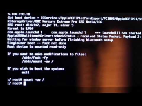 Forgot your Mac Password? Reset it Without Losing Data nor Install Disc (OS X 10.5 and older)