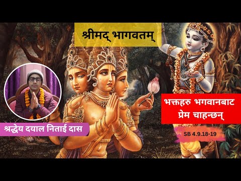 भक्तहरु भगवानबाट प्रेम चाहन्छन् ।। HG Dayal Nitai Das || SB 4.9.18-19 || ISKCON Dharan