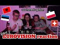Reacting to EUROVISION SONGS 2024, part two - our honest opinion 🎶// Triple Trouble