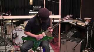 Alonzo Guitars, Kenny Echizen playing the Roadrunner neck-thru