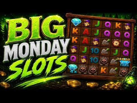Thumbnail for video: BIG MONDAY SLOTS with Jimbo