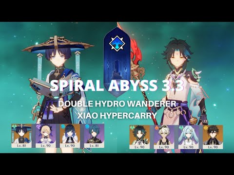 Wanderer and C6 Faruzan Xiao - 3.3 Spiral Abyss Floor 12 Full Stars [Genshin Mobile]