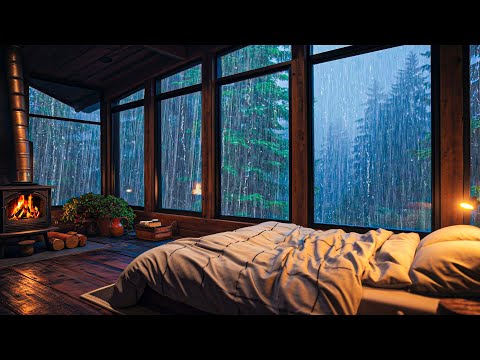 Sounds of Rain without a Thunderstorm to Fall Asleep, Meditate, Study and Relax - Rain on the Window