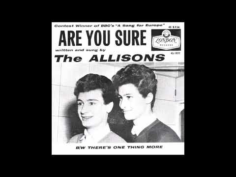 1961 The Allisons - Are You Sure? (Eurovision Live Version)