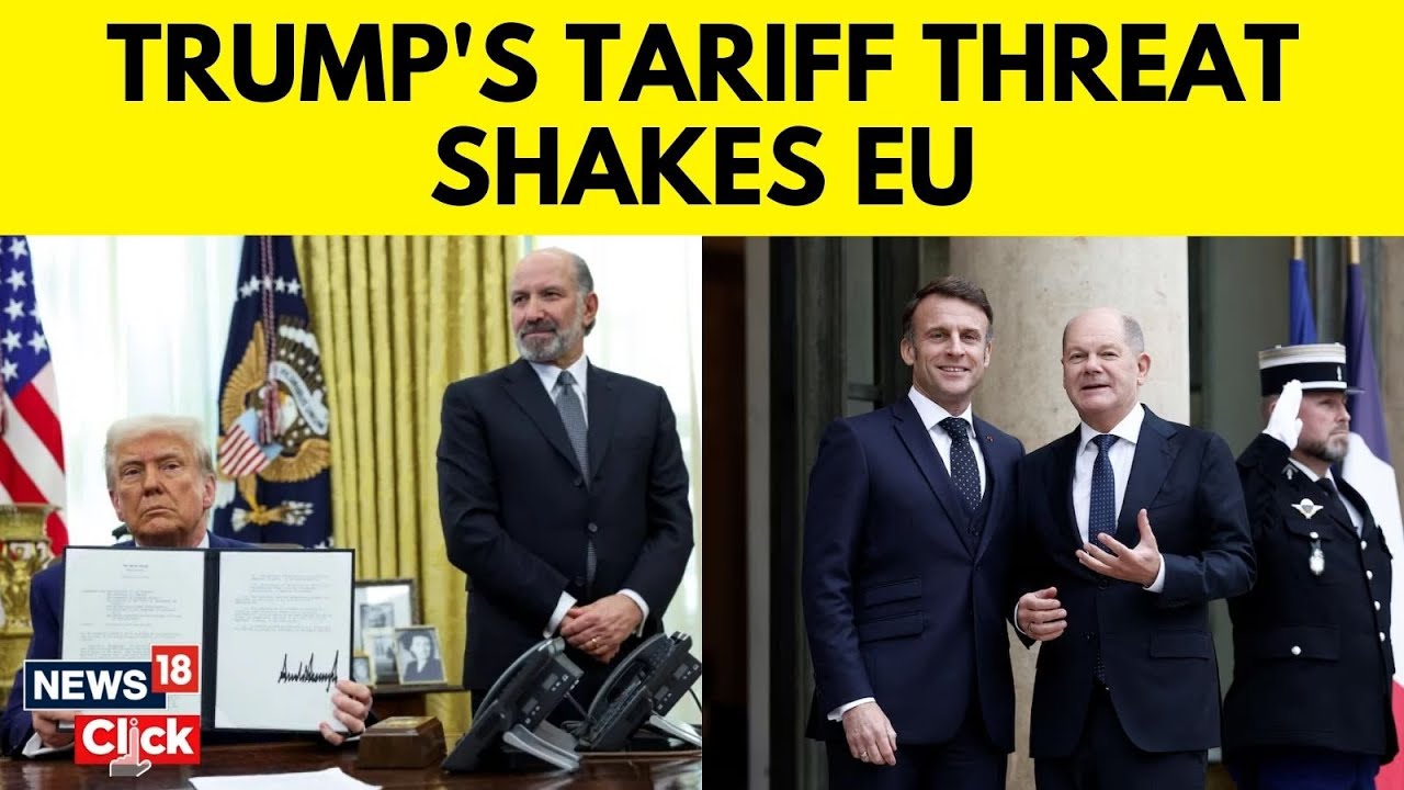 Trump Threatens To Slap 25% Tariffs On Eu, Says Bloc Was Always Meant To Hurt The U.S. | N18G