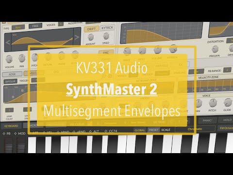 KV331 Audio SynthMaster 2 for iPad - Tutorial Part 5: Multisegment envelopes