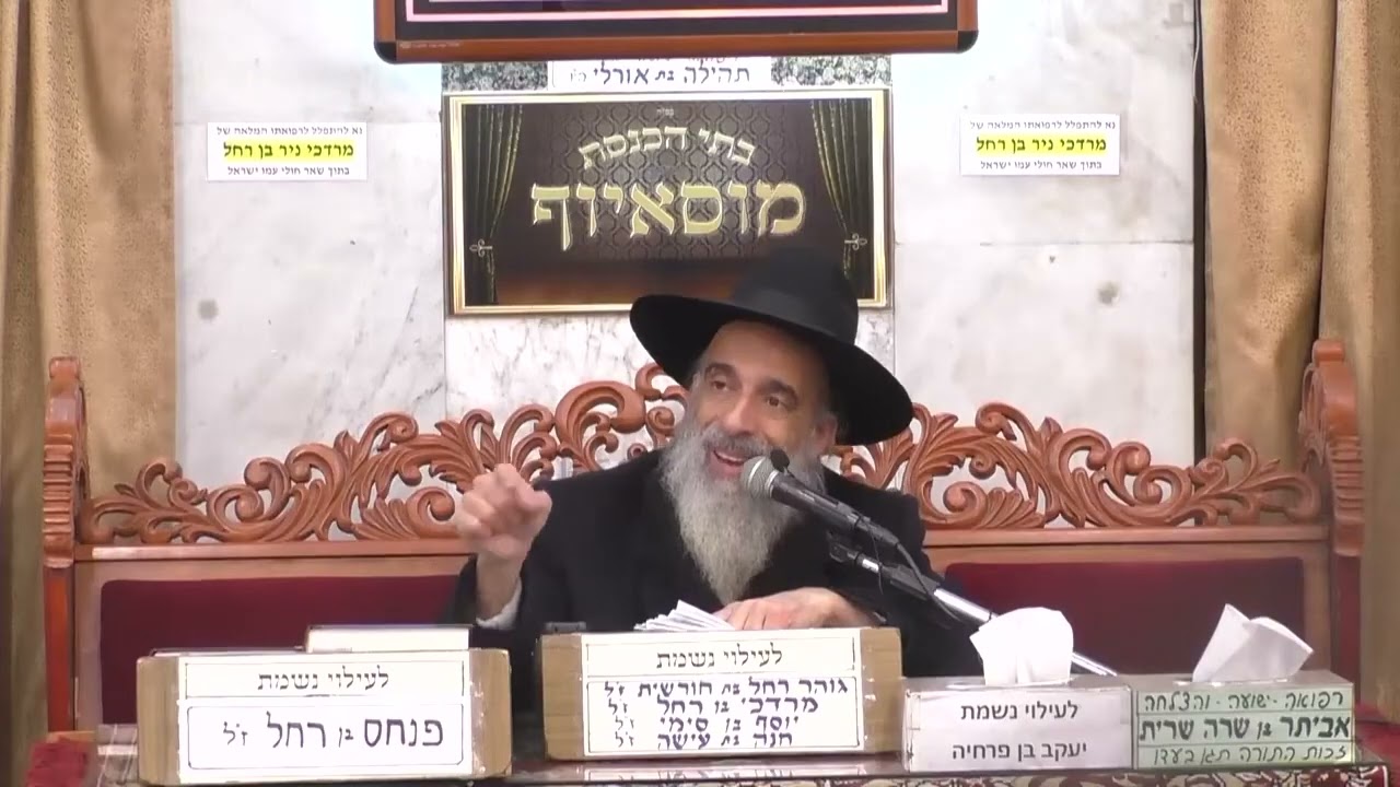 הרב מאיר שמואלי •  פרשת וארא תשפ'ד