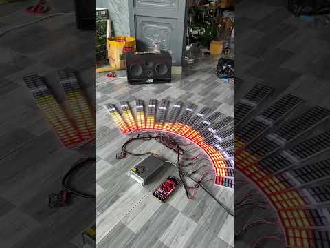 16-Bar Music Reactive LED Equalizer – 50 cm Complete Set 20 Bao Tran LED Music 50 cm equalizer light effect video