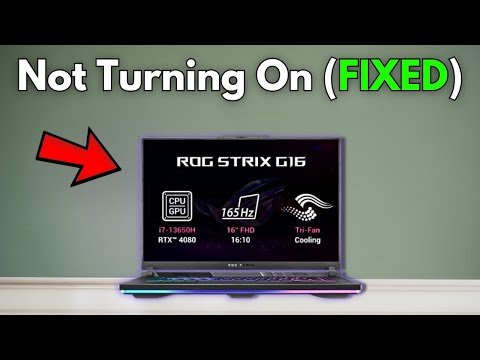 How To FIX Rog Strix G16 Not Turning On?