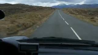 Driving on Lewis/Harris, Outer Hebrides, Scotland