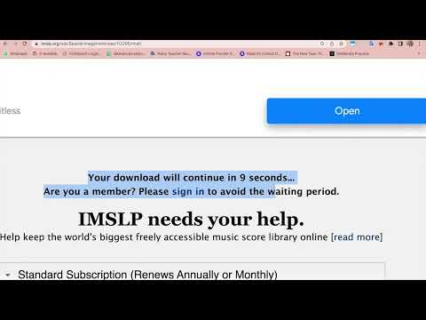 How to download imslp