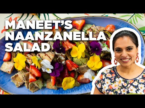 Maneet Chauhan's Naanzanella Salad | The Kitchen | Food Network