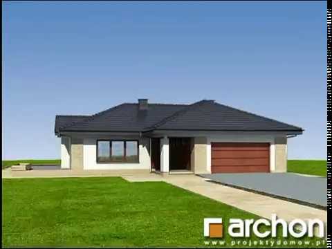 Dom w bergeniach. ARCHON+ Projekty domów, www.archon.pl