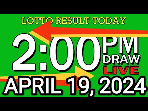 LIVE 2PM LOTTO RESULT TODAY APRIL 19, 2024 #2D3DLotto #2pmlottoresultapril19,2024 #swer3result