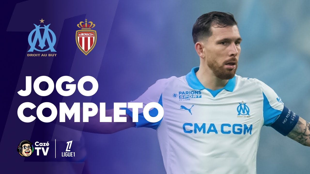 JOGO COMPLETO: MARSEILLE X MÔNACO | LIGUE 1 2025/2026 | 16ª RODADA