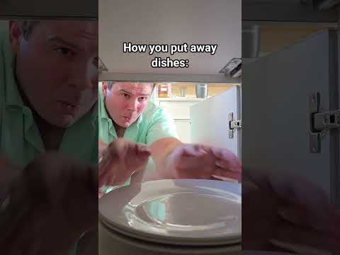 How You Put Away Dishes VS Tupperware.