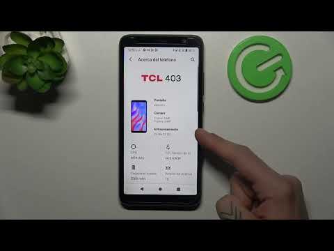 Cómo encontrar el IMEI y el número de serie en TCL 403
