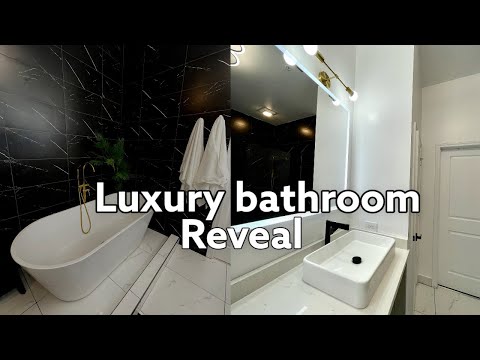 15k LUXURY BATHROOM REVEAL, BIRTHDAY GIFT FROM DADDY SED | NADIRAH ALI