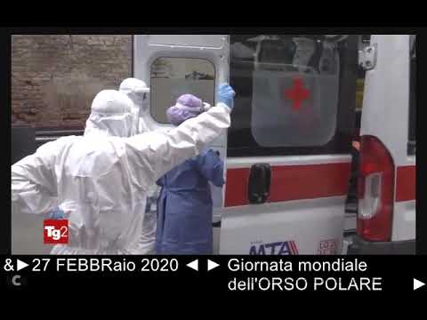 prima notizia TG2-giorno 27 febbraio 2020 - GioveDì: bollettino coronavirus