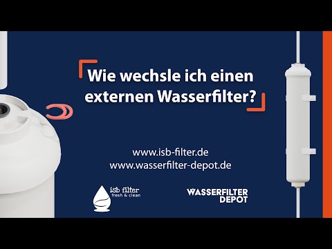 Videoanleitung: Externen Wasserfilter wechseln (YouTube)