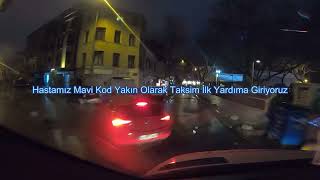 Hastamız Mavi KOD ! En yakın hastaneye giriş yapıyoruz #112 #acilservis #acilyar