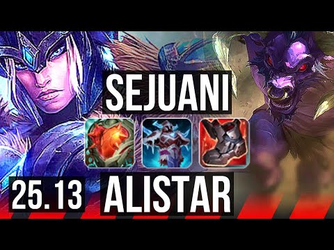 SEJUANI vs ALISTAR (TOP) | EUW Diamond | 25.13