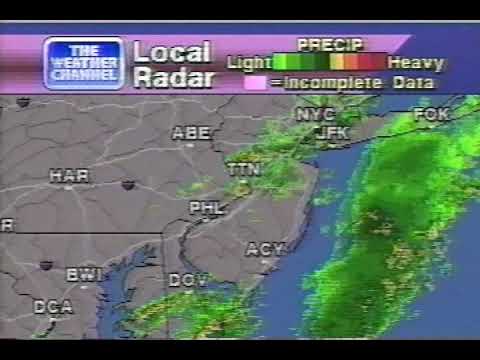 Weather Channel Local Forecast clip 1228 AM Tuesday July 16 1996