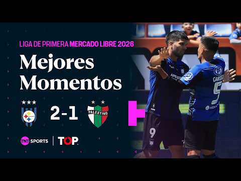 Compacto TOP | 🔵⚫ Huachipato 2 - 1 ⚪🟢🔴 Palestino | Liga de Primera Mercado Libre 2026 - Fecha 4