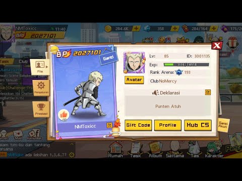 BAGI BAGI AKUN ONE PUNCH MAN(PENSI)