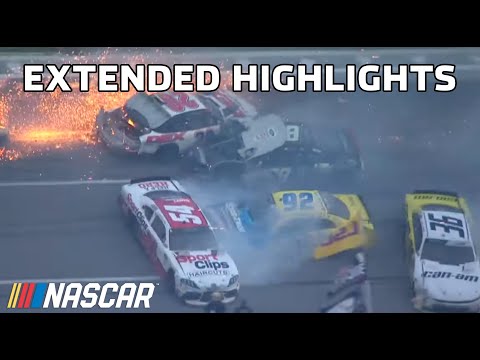 NASCAR タラデガ・スーパースピードウェイ Xfinityクラスのハイライト動画
