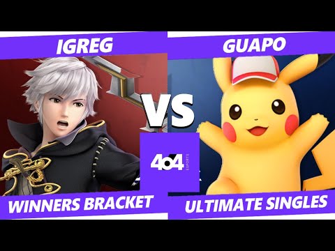 4o4 Smash Night 102 - AP| iGreg! (Robin) vs GUMP2| FNAFisREAL (Pikachu) - Winners Round 3