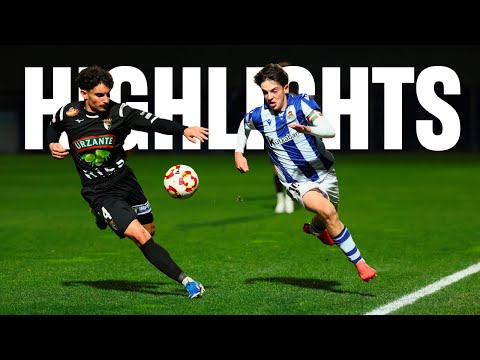 HIGHLIGHTS | 2ª RFEF 24-25 | J20 | Real Sociedad C 2-3 CD Tudelano | Zubieta
