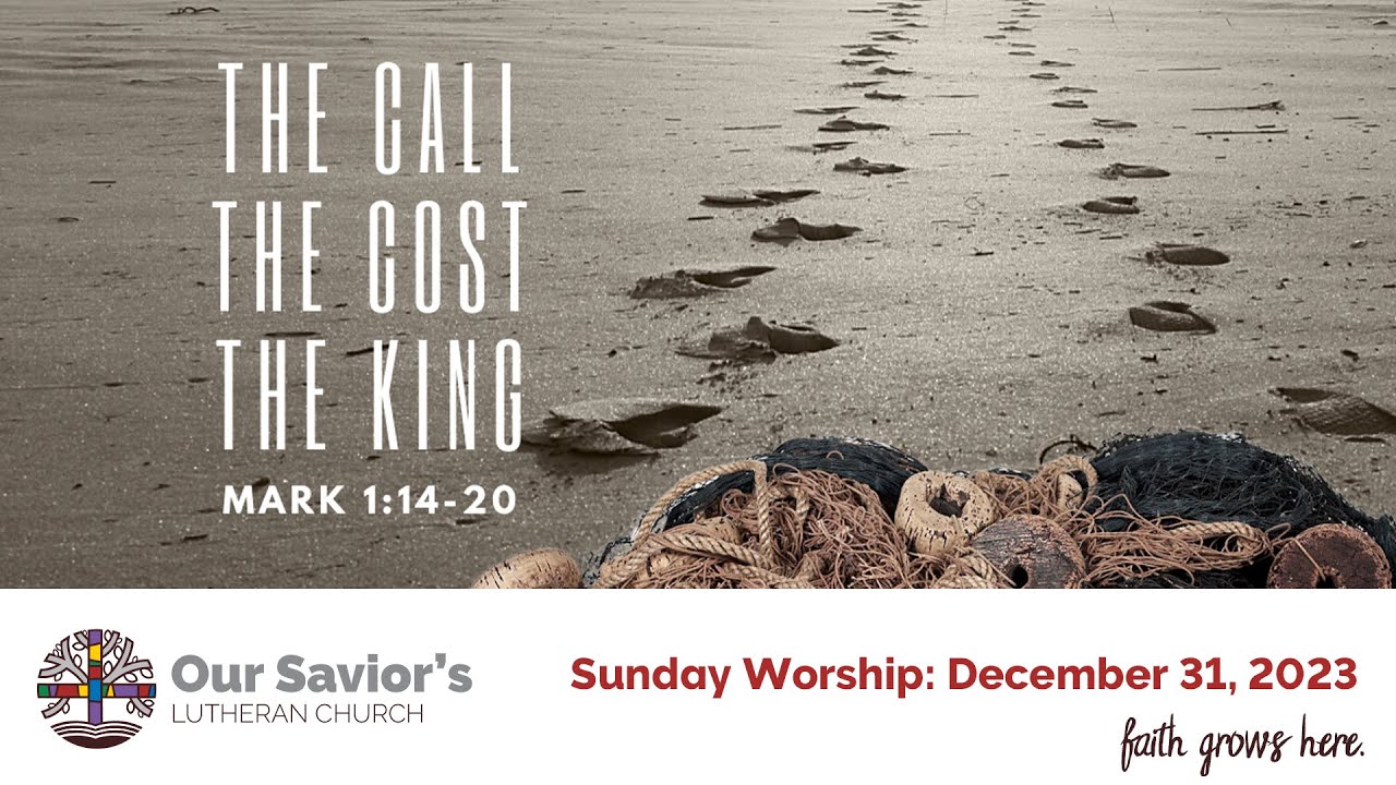 Sunday Worship Service at Our Savior's Lutheran Church Faribault, MN: December 31, 2023