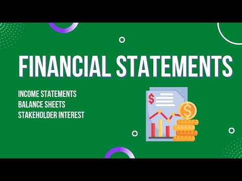 Interpretation of financial statements