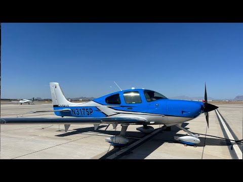 Cirrus SR22T flight vlog / Sacramento-Phoenix