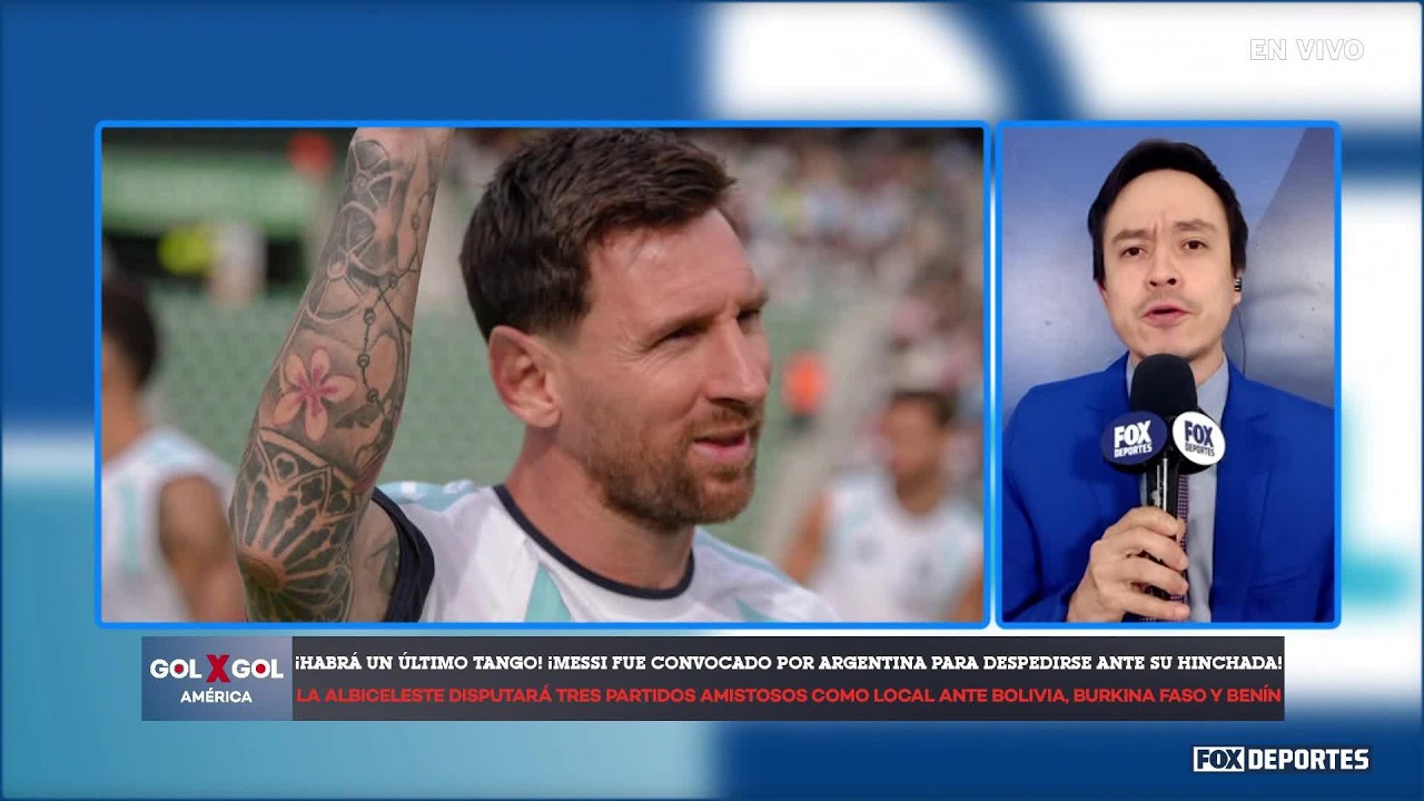 ¡TENDRÁ SU DESPEDIDA! | Lionel Messi jugará su último partido con Argentina | GolXGol