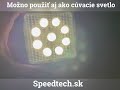 LED pracovné svetlo - cúvacie 9x3W LED / 10-30V / 2160lm / ECE R10/R23 (107x107x40mm) - Video Youtube